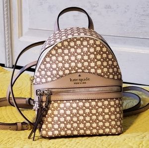 Kate Spade Convertible Mini Backpack Chain Link